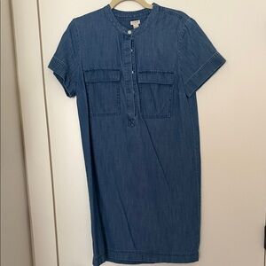 J. Crew Blue Denim Dress